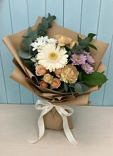 Букет цветов из:  Герберы и Хризантемы #REPLACE_PRED# Афипском