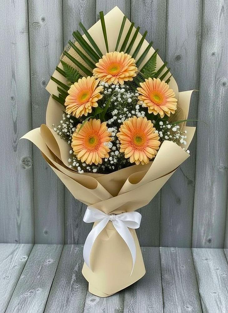 Букет цветов из: Герберы в Афипском