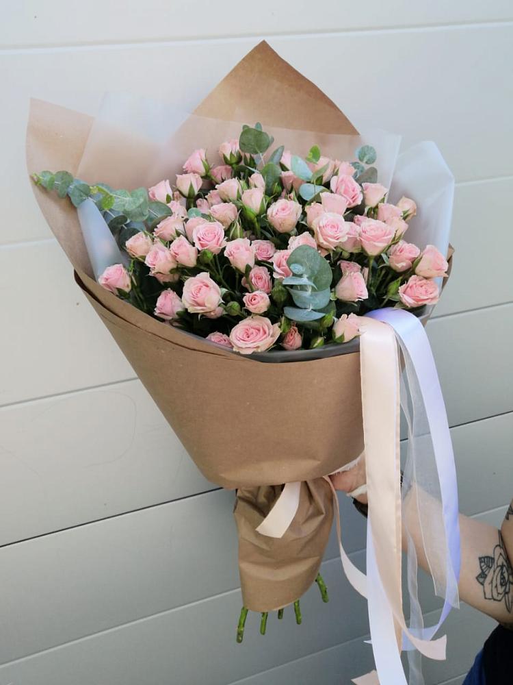 Букет Нежное касание в Афипском Букет цветов из: Розы в Афипском