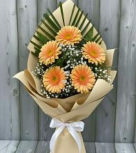 Букет цветов из:  Герберы #REPLACE_PRED# Афипском